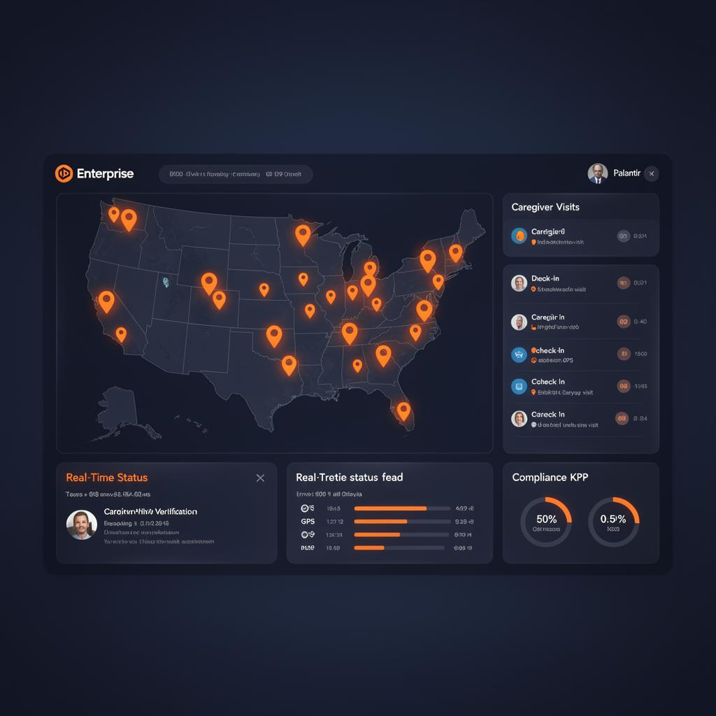 VeloraPayco EVV electronic visit verification monitoring with GPS check-ins